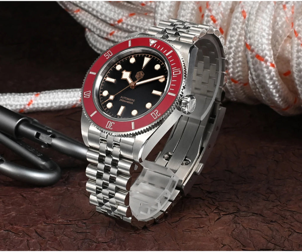 San Martin mm BB Men Watch Luxury Sport Diver Fly - Product Image 12