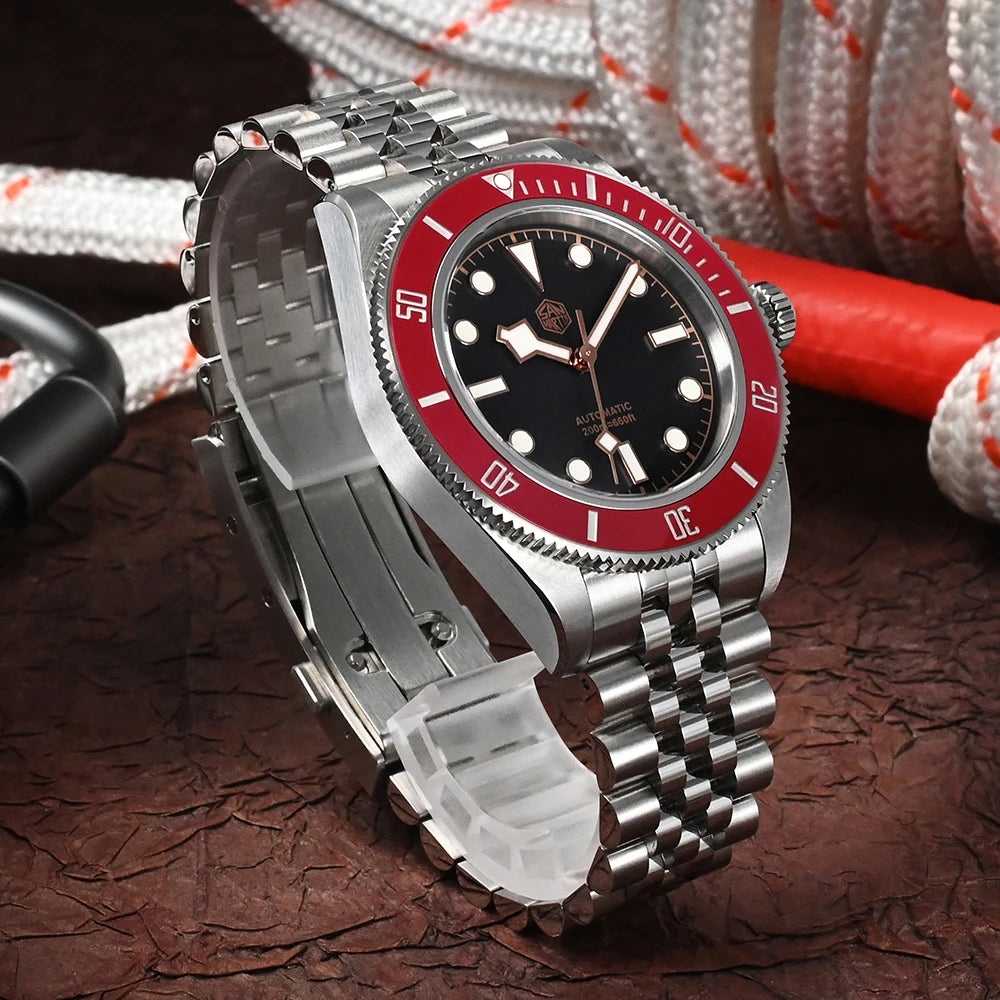 San Martin mm BB Men Watch Luxury Sport Diver Fly - Product Image 3