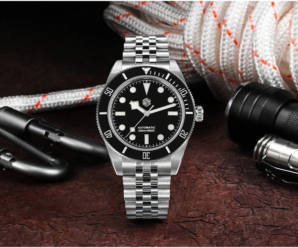 San Martin mm BB Men Watch Luxury Sport Diver Fly - Product Image 13