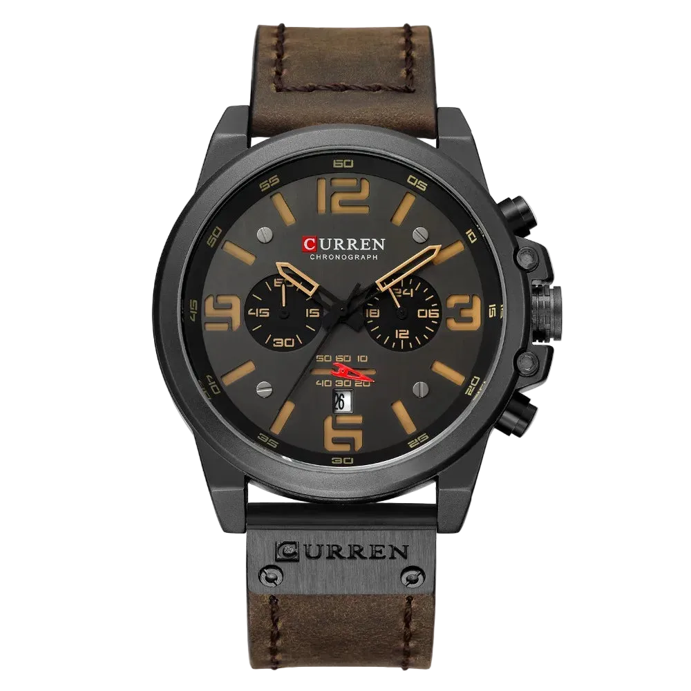 Watch Men Brand Luxury CURREN Fashion Leather - Product Image 36