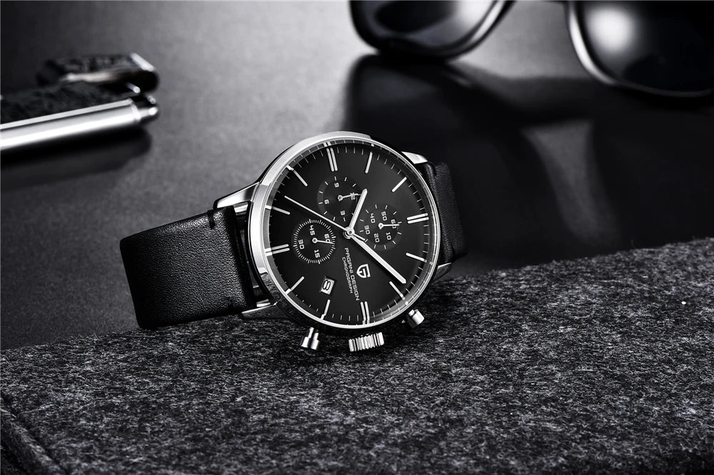 vastara - men's multi time zone watch watch 17 - casual unisex timepiece with waterproof (USA)