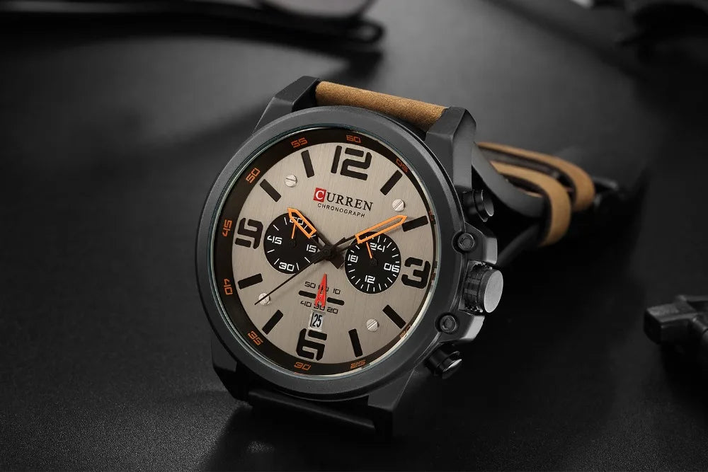 Watch Men Brand Luxury CURREN Fashion Leather - Product Image 18