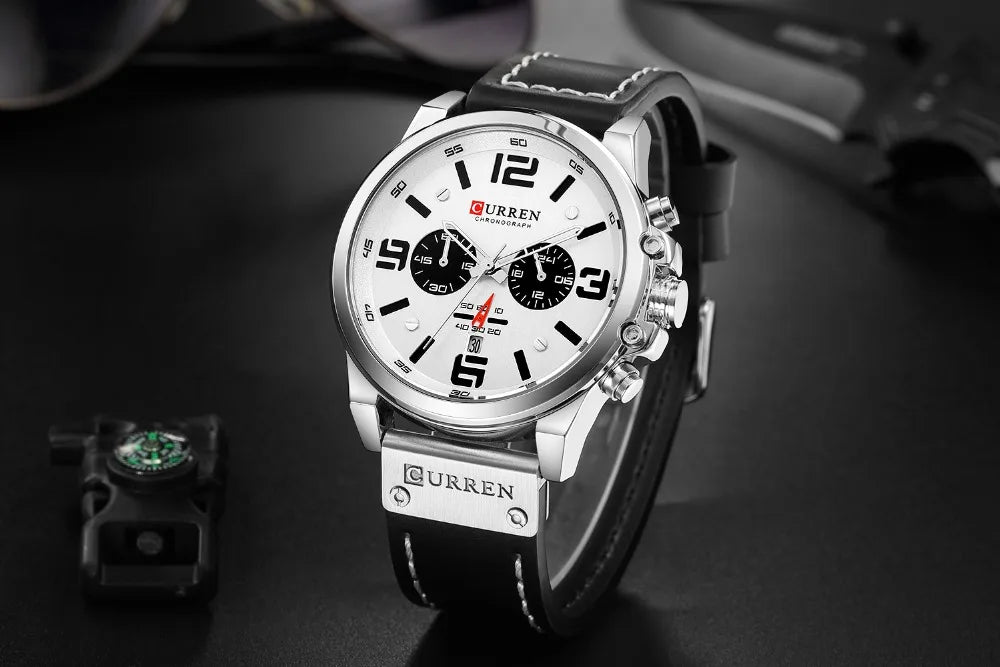 Watch Men Brand Luxury CURREN Fashion Leather - Product Image 22