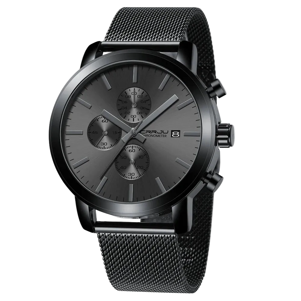 Men Watches CRRJU Brand Fashion multifunction - Product Image 7