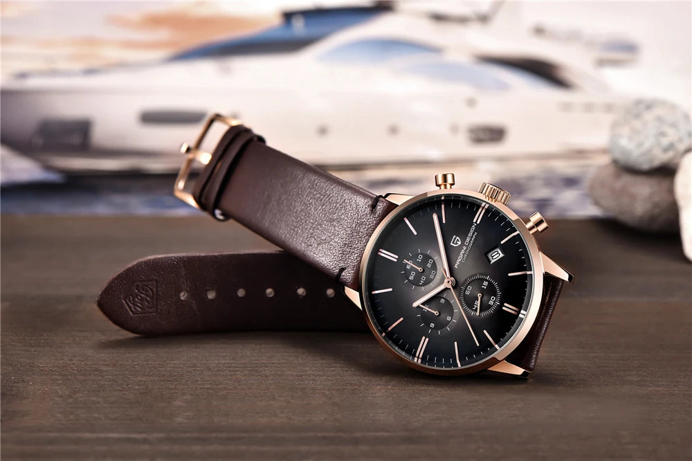 vastara - men's multi time zone watch watch 11 - casual unisex timepiece with waterproof (USA)