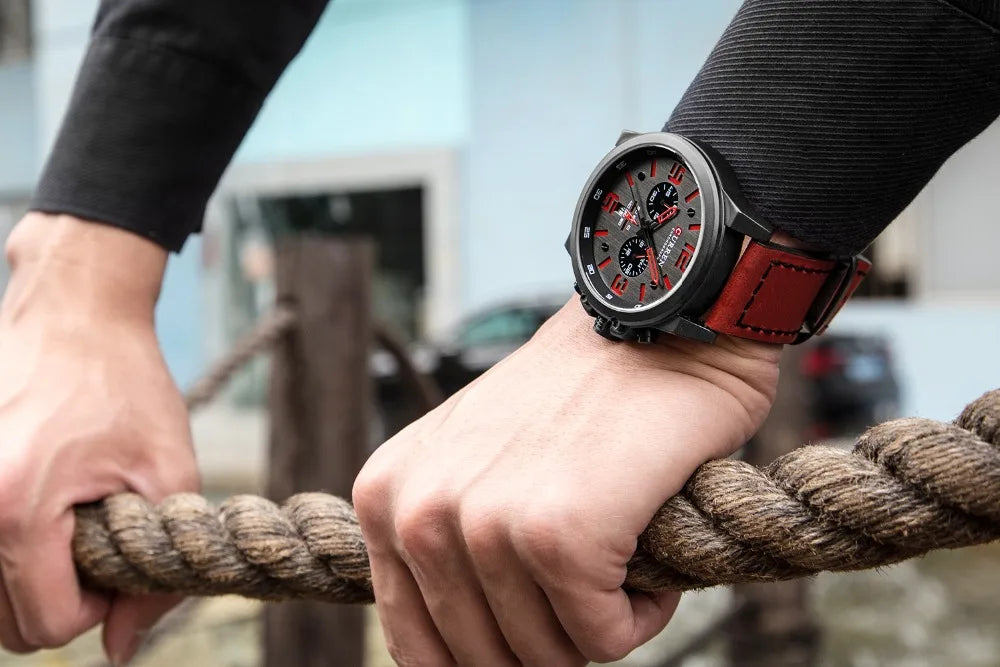 Watch Men Brand Luxury CURREN Fashion Leather - Product Image 12