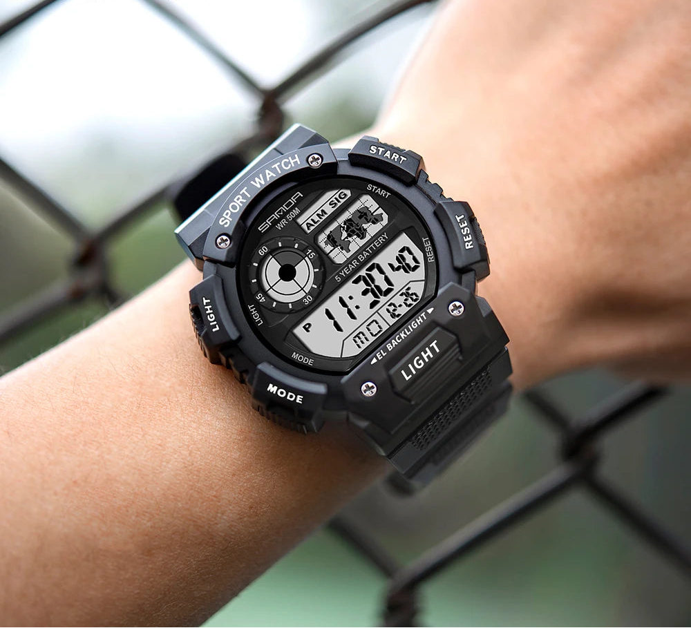 vastara - g force shock digital military sports watch for men watch detail - reliable movement, digital, waterproof sports