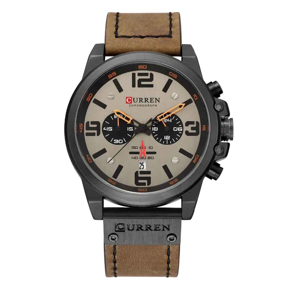 Watch Men Brand Luxury CURREN Fashion Leather - Product Image 35