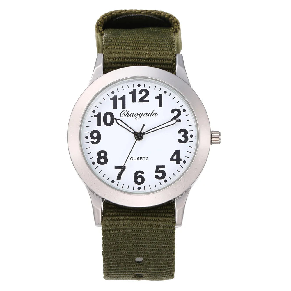 vastara - cute nylon strap watch watch 21 - casual unisex timepiece with waterproof (USA)