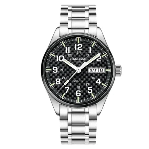 Switzerland Carnival Quartz Watch men Stainless - Product Image 15