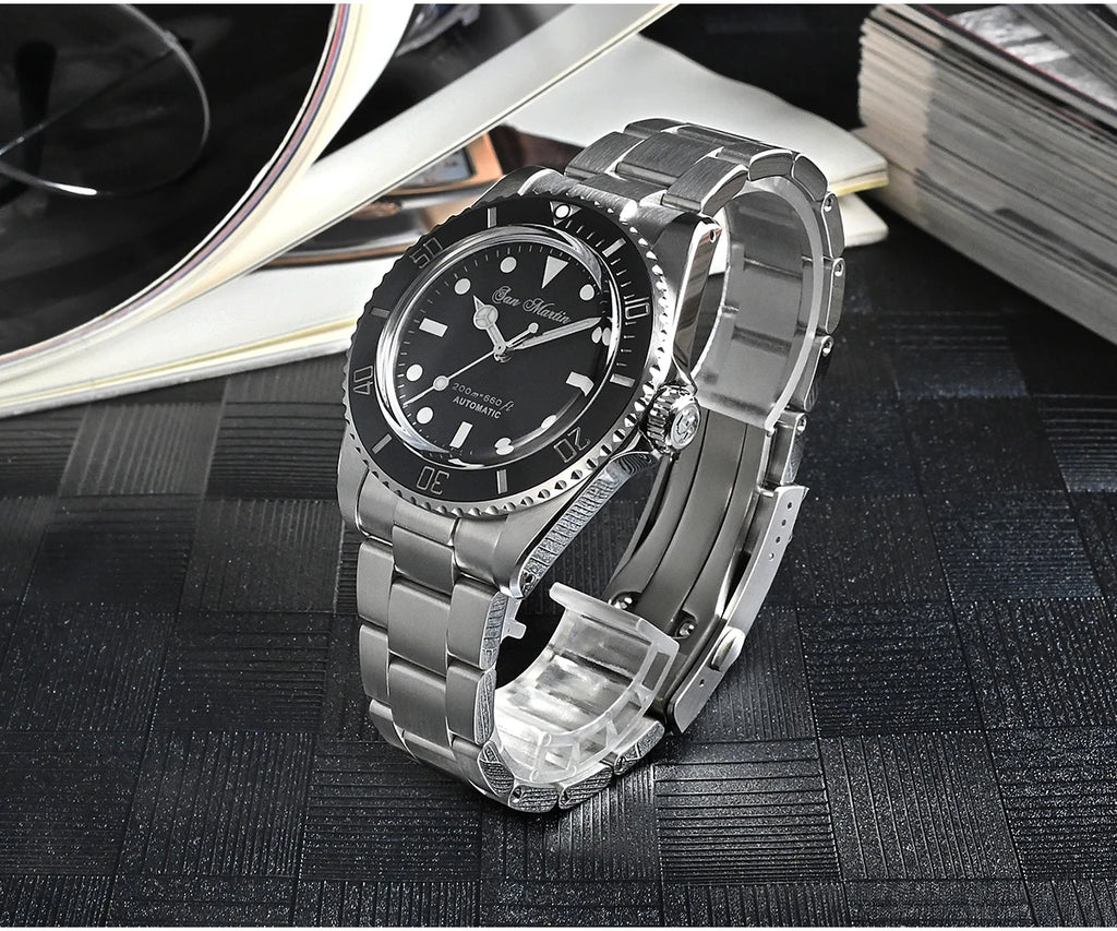 San Martin mm Sub Men Watch Vintage Classic Diver - Product Image 8