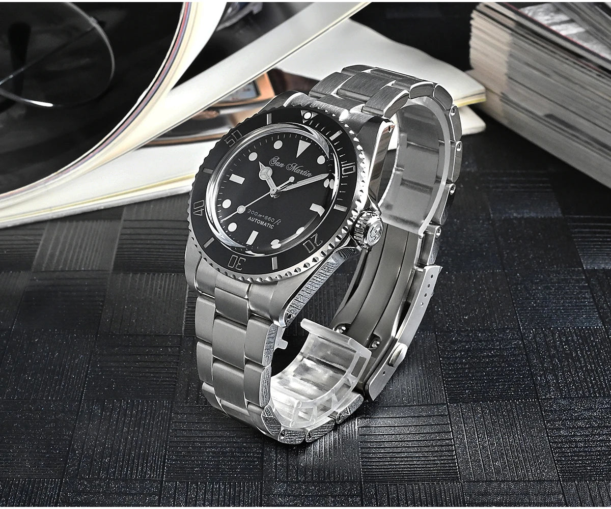 San Martin mm Sub Men Watch Vintage Classic Diver - Product Image 8