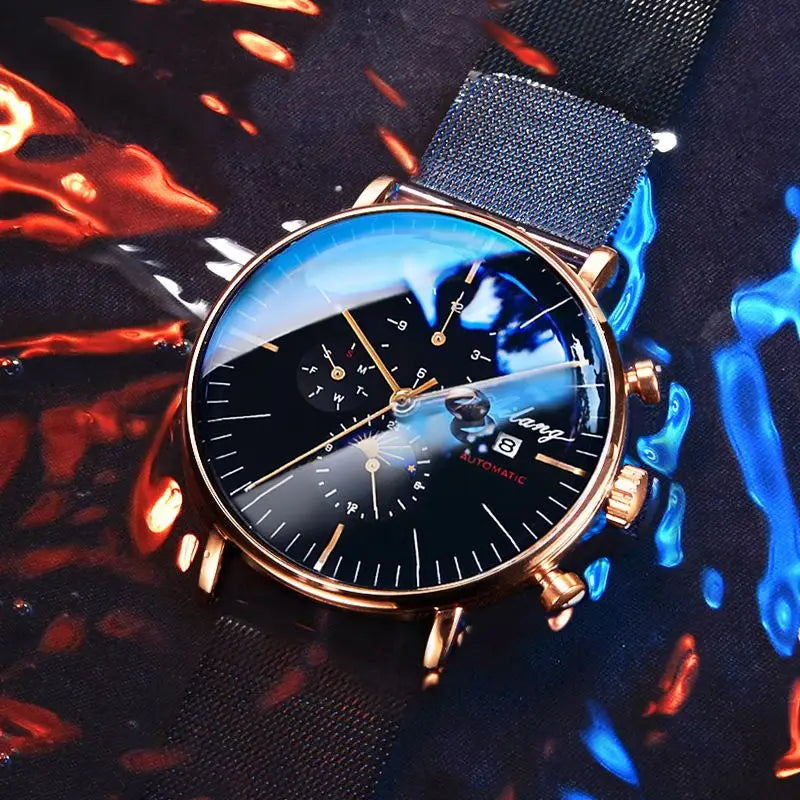 AILANG Fashio Men Black Automatic Mechanical - Product Image 4