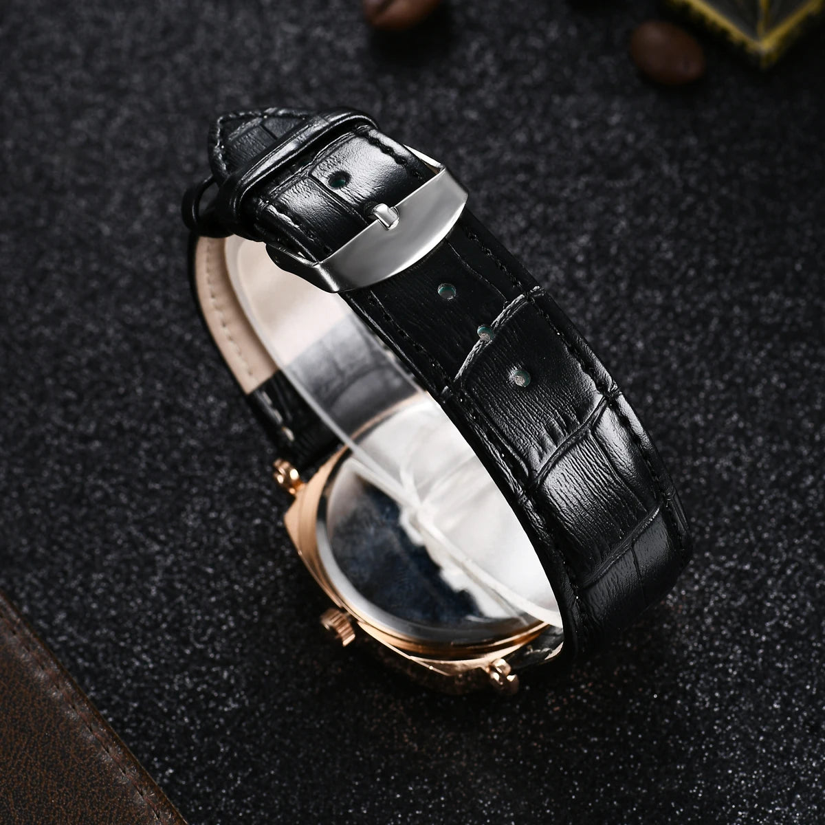 vastara es square casual for leather strap date calendar es relogio masculino watch 10 - casual unisex timepiece with