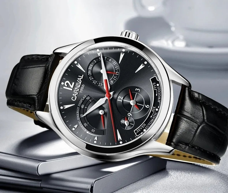 vastara original carnival men’s watch watch 10 - casual unisex timepiece with stainless steel (USA)