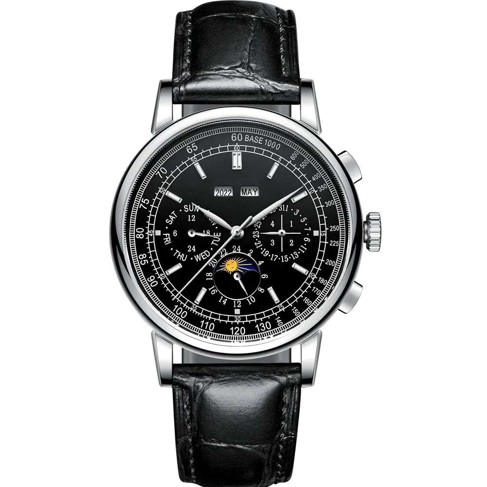 vastara diy custom logo s white dial 316l case watch 12 - classic unisex timepiece with stainless steel (USA)