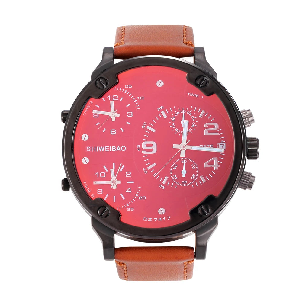 vastara - steel multi time zone men s chronograph watch watch 17 - casual unisex timepiece with chronograph (USA)