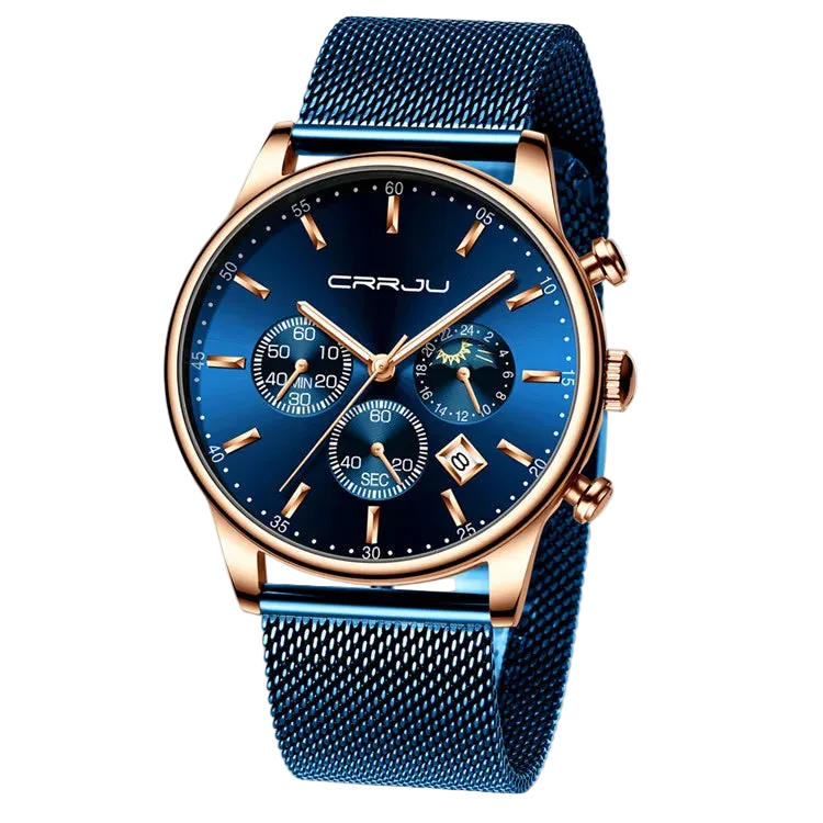 Watch Men Relogio Masculino CRRJU Fashion Mens - Product Image 27