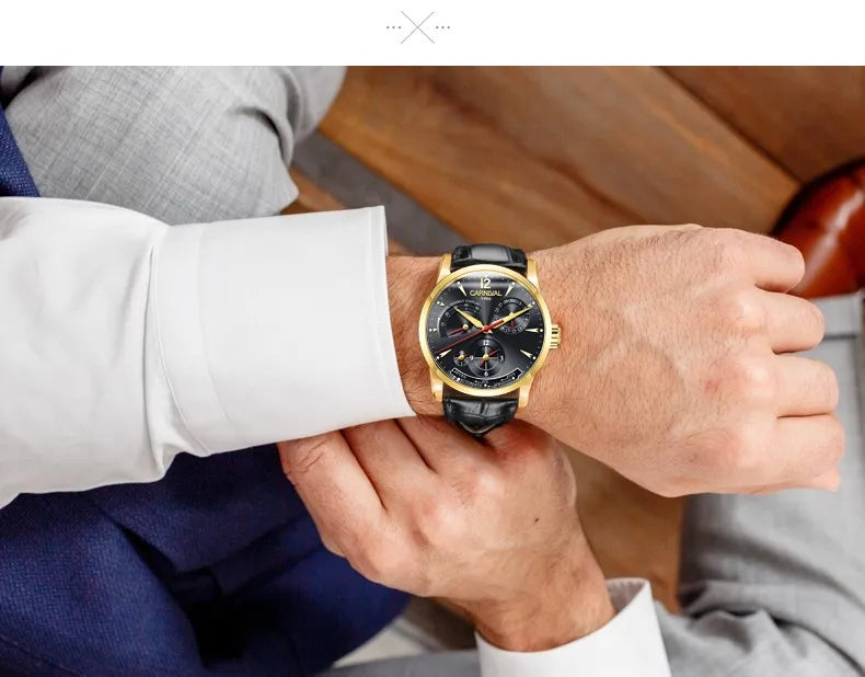 vastara original carnival men’s watch watch 12 - casual unisex timepiece with stainless steel (USA)