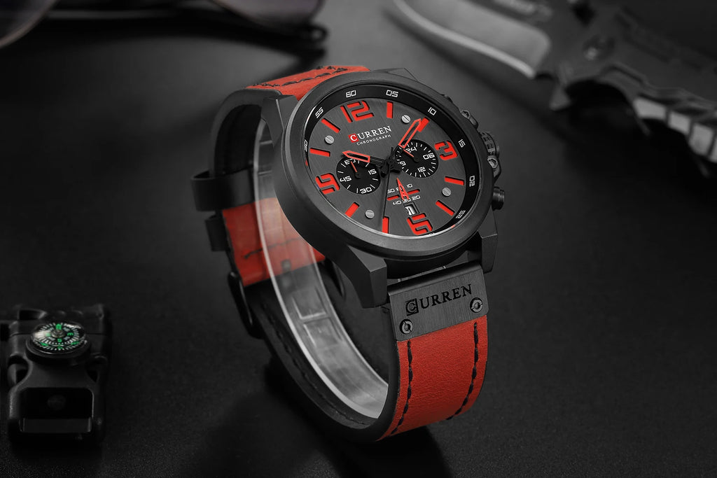 CURREN Mens Watches Luxury Brand Waterproof Sport - Product Image 27