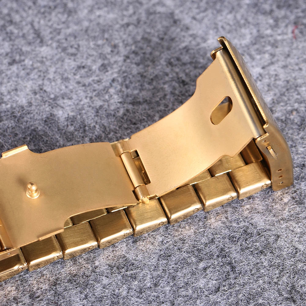 unisex classic watch vastara cagarny cool big case wrist es golden - daily wear timepiece with gold dial (USA)