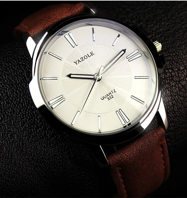 unisex casual watch vastara - royale blue classic men s luxury leather quartz watch - business timepiece with blue dial (USA)