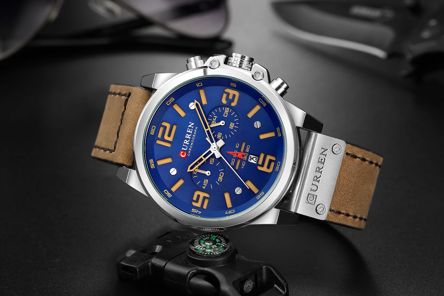 CURREN Mens Watches Luxury Brand Waterproof Sport - Product Image 22