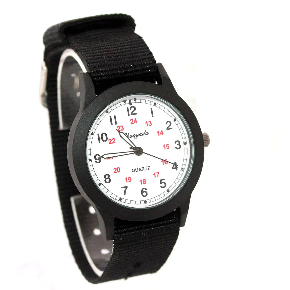 vastara - cute nylon strap watch watch 15 - casual unisex timepiece with waterproof (USA)