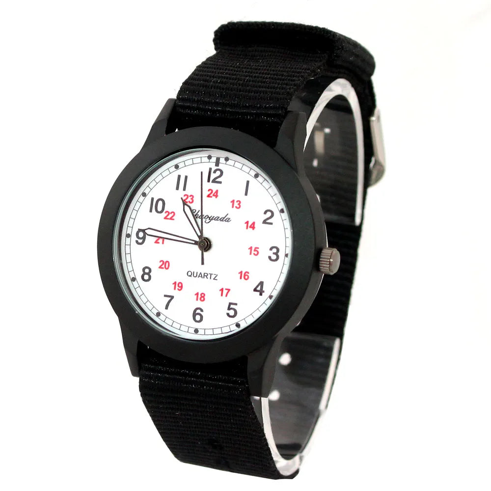 vastara - cute nylon strap watch watch 6 - casual unisex timepiece with waterproof (USA)