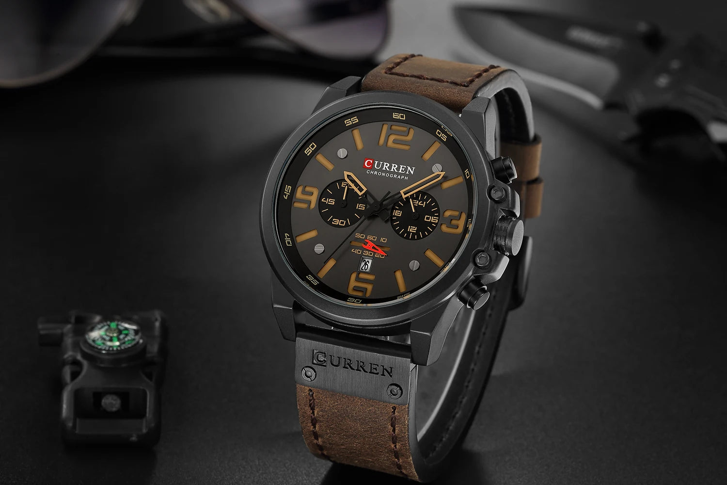 CURREN Mens Watches Luxury Brand Waterproof Sport - Product Image 17