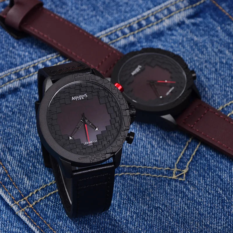 vastara miyota sport punk watch trade in leather models watch 15 - classic unisex timepiece with stainless steel (USA)