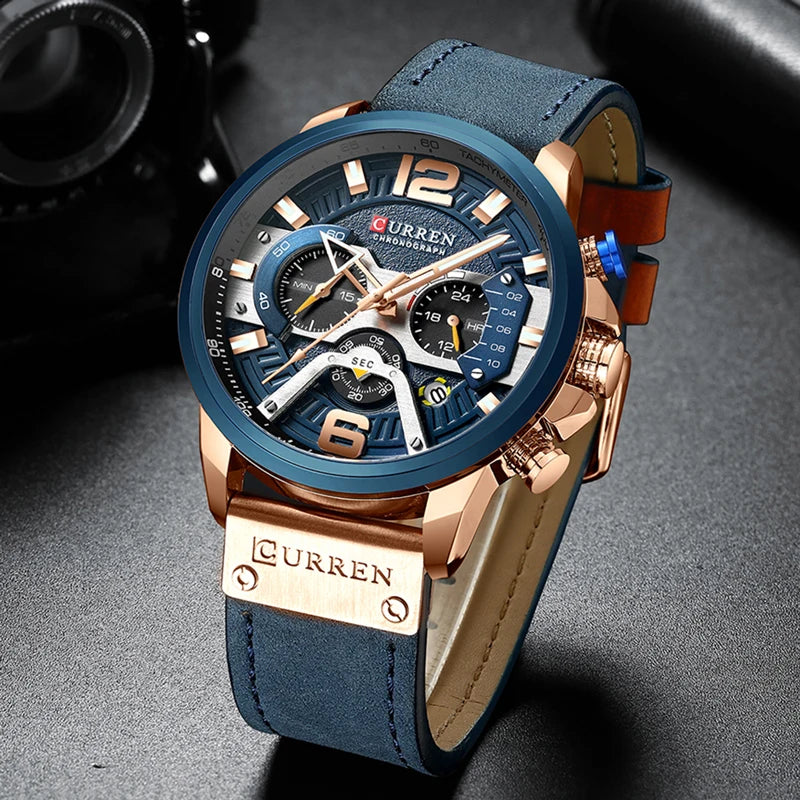 CURREN Casual Sport Watches Men Brand Luxury - Product Image 3