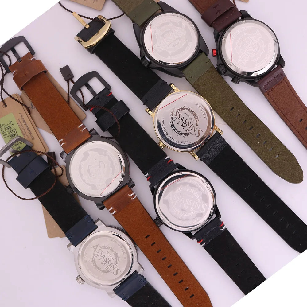 vastara miyota sport punk watch trade in leather models watch 9 - classic unisex timepiece with stainless steel (USA)