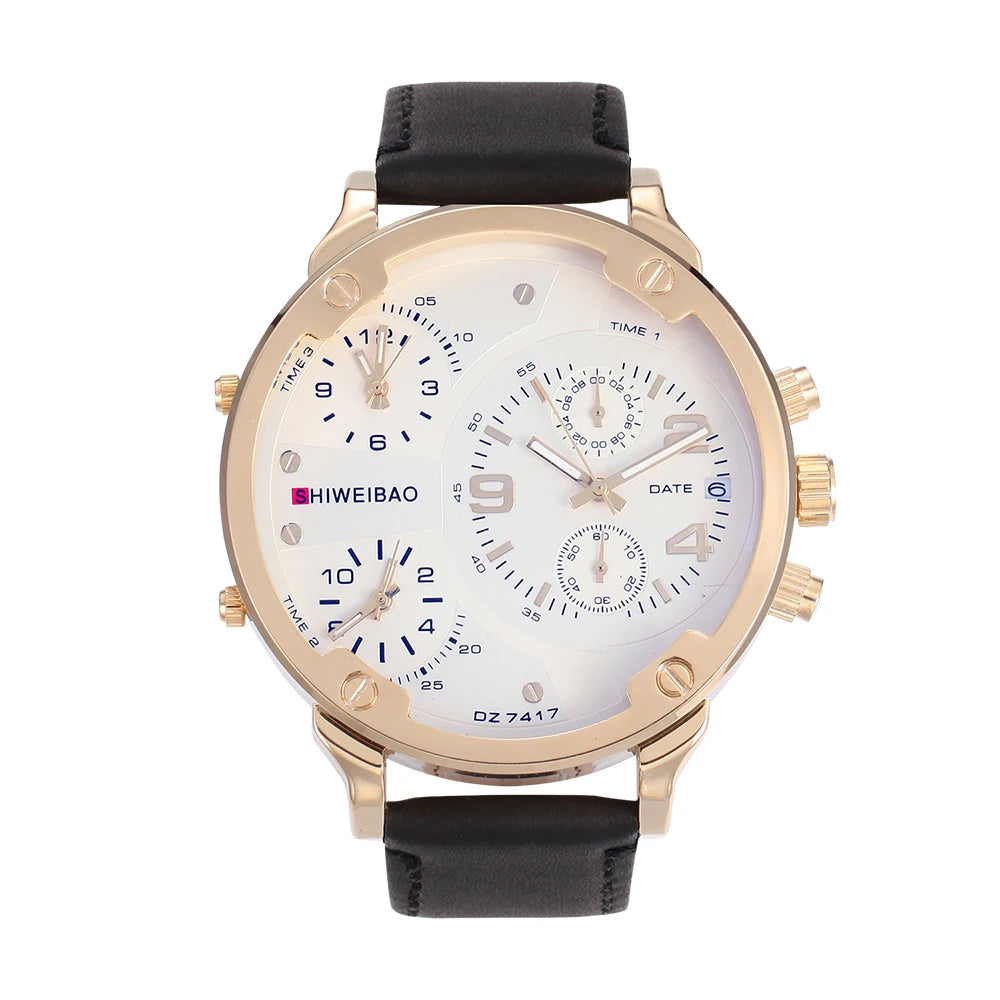 vastara - steel multi time zone men s chronograph watch watch 11 - casual unisex timepiece with chronograph (USA)