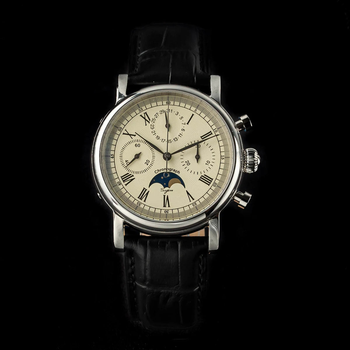 vastara sapphire sugess st1908 swanneck with technology watch 40 - classic unisex timepiece with stainless steel (USA)