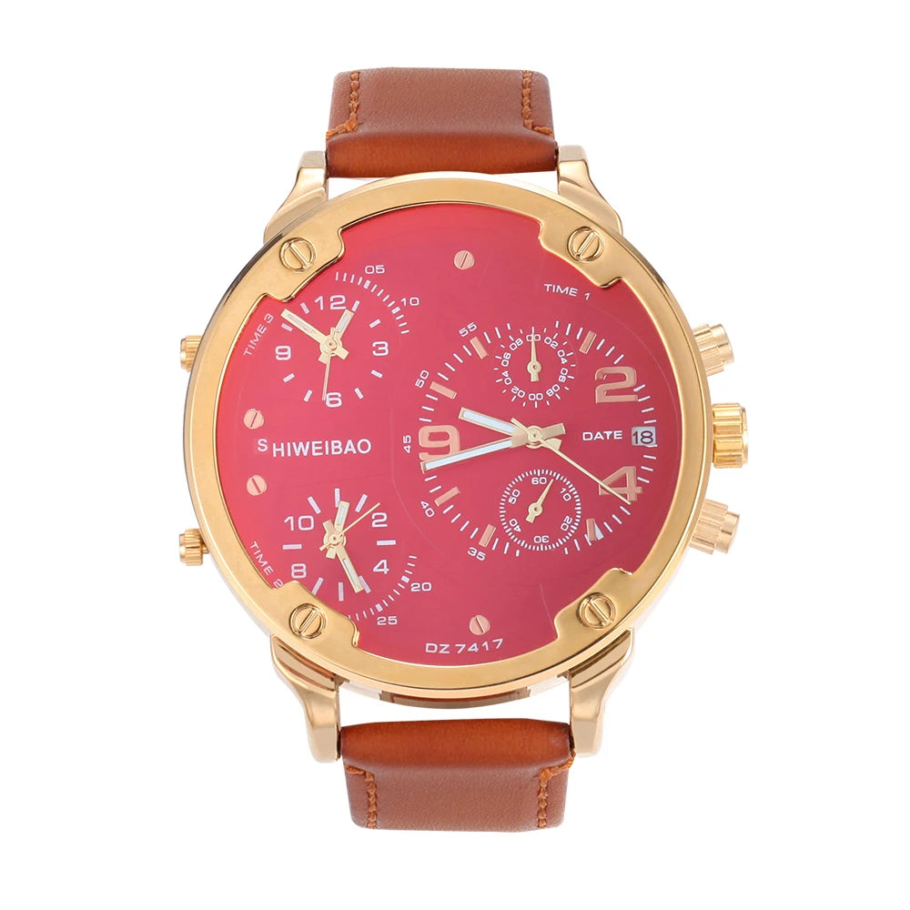 vastara - steel multi time zone men s chronograph watch watch 12 - casual unisex timepiece with chronograph (USA)