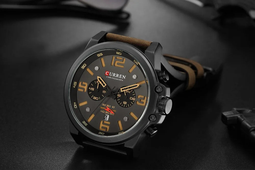 Watch Men Brand Luxury CURREN Fashion Leather - Product Image 20