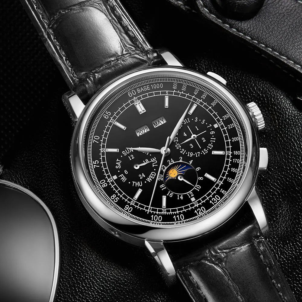 vastara diy custom logo s white dial 316l case watch 9 - classic unisex timepiece with stainless steel (USA)