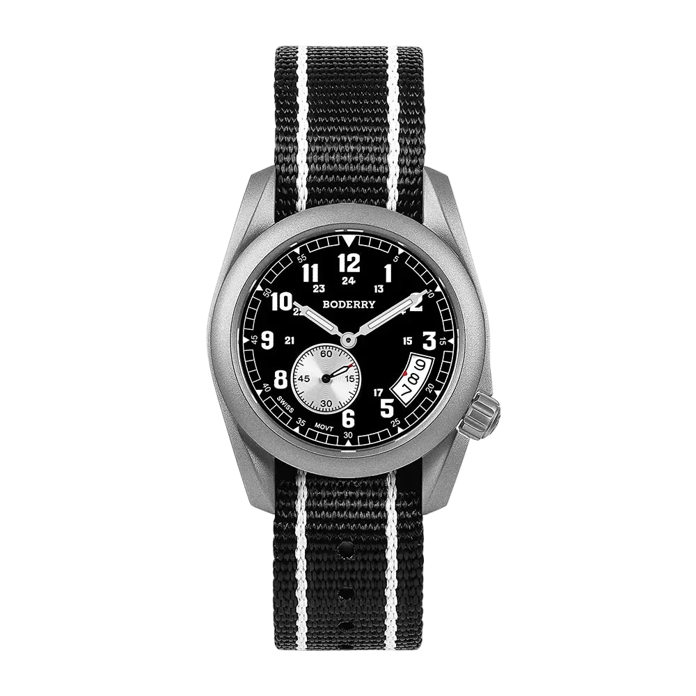 Boderry Field Watch Titanium Quartz Watches - Product Image 20