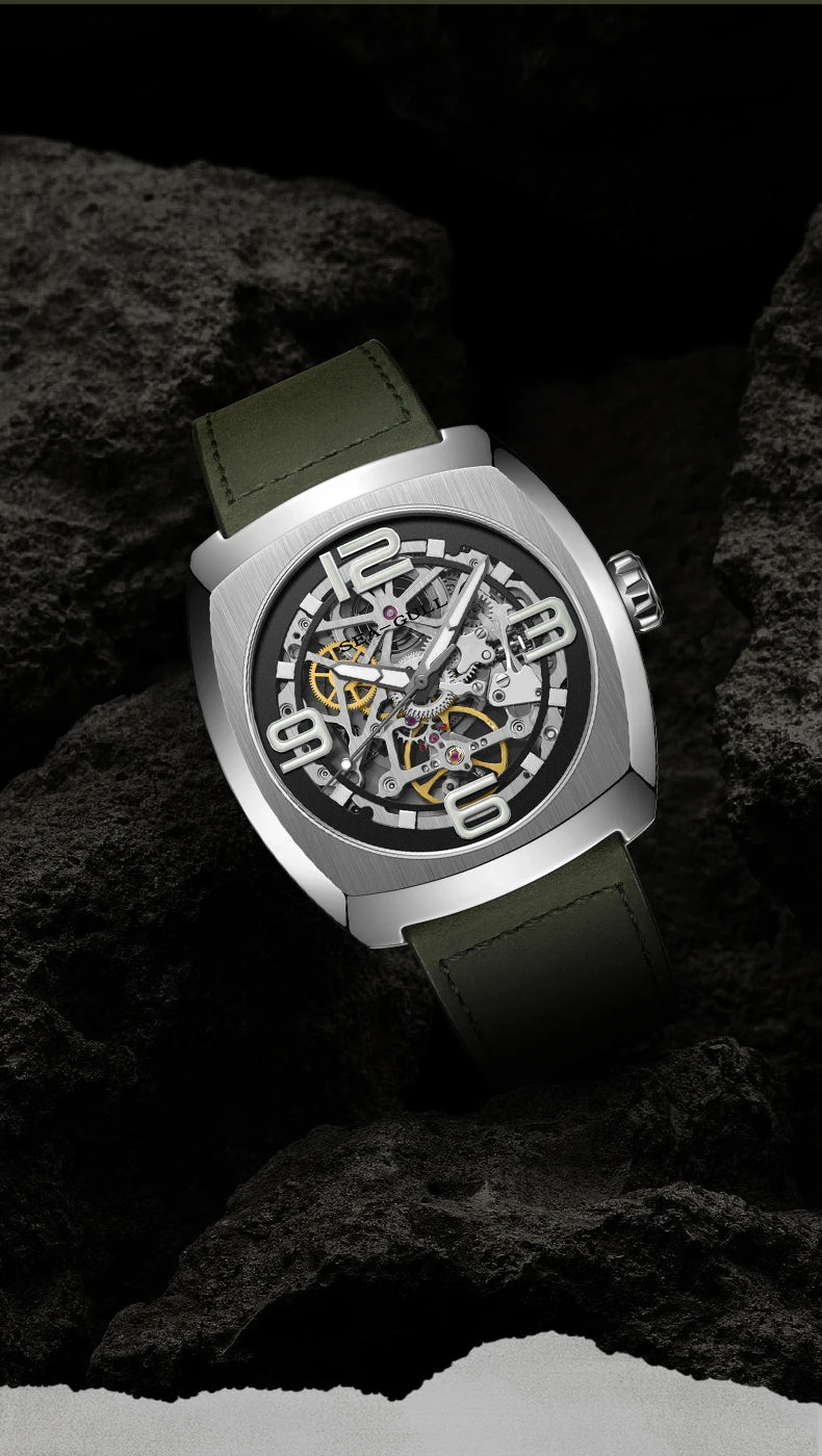 Seagull Men's Mechanical Watches MM Skeleton Dial - Product Image 9