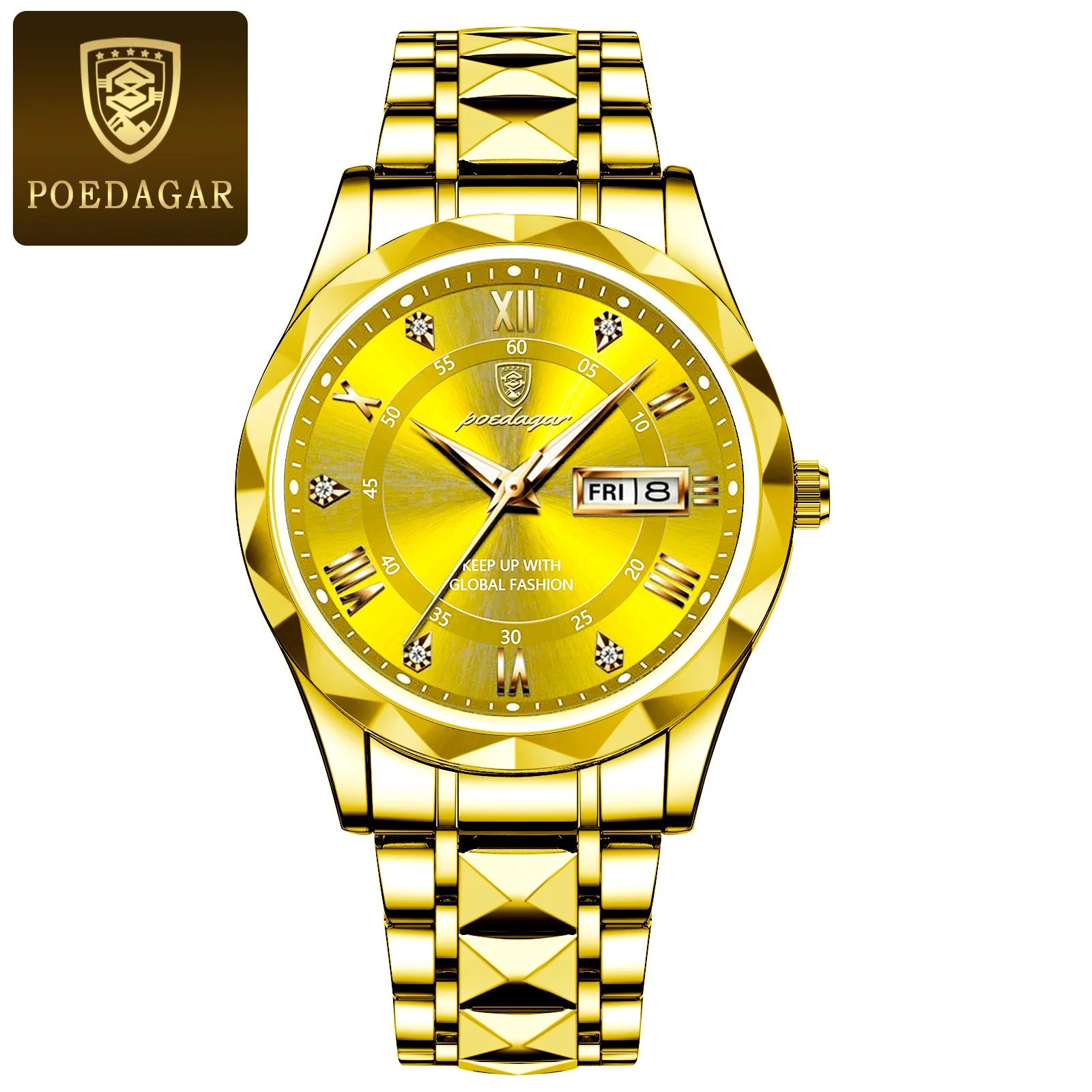 vastara poedagar business s es stainless watch 7 - business unisex timepiece with stainless steel (USA)