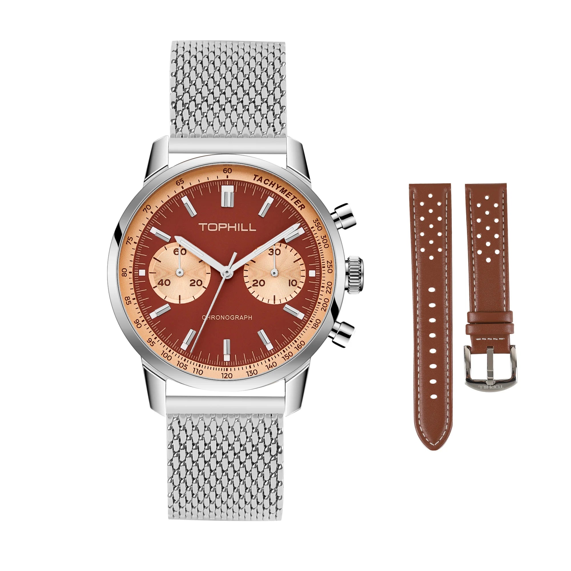 TOPHILL Chronograph Watch Pilot Watch Seagull - Product Image 19
