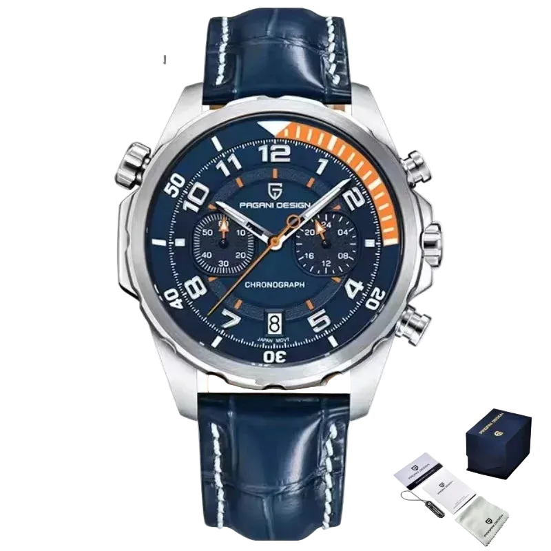 vastara pagani design 1811 's 44mm multi functional chronograph vk64 's reloj hombre watch 25 - classic unisex timepiece