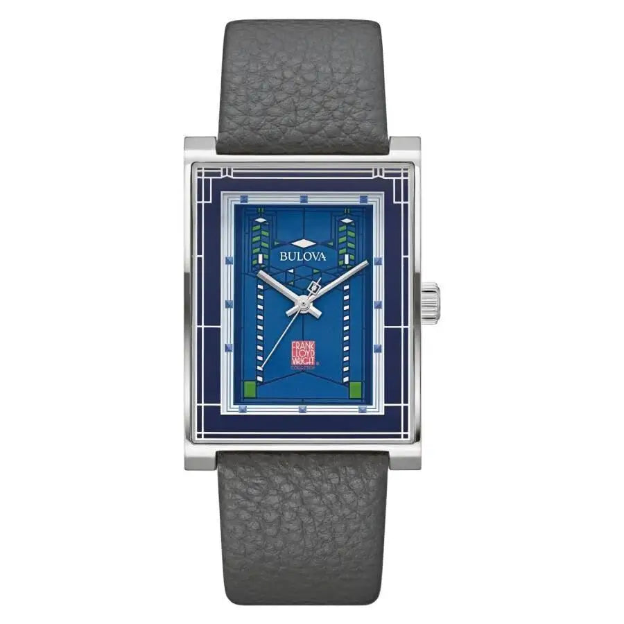 Bulova | Robie House Quartz Blue Dial Watch A - Luxury Watch with precision timepiece