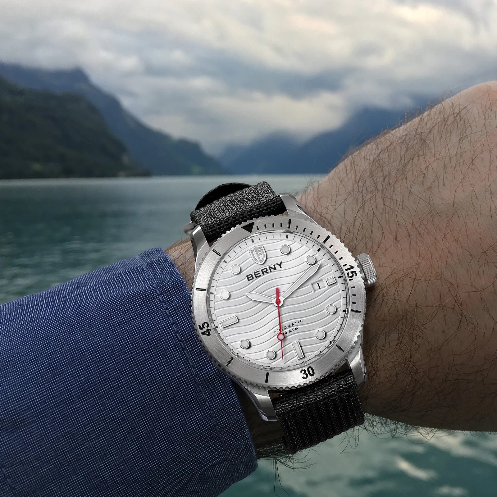 vastara berny diver for pt5000 luminous sapphire lens sport swimming diving watch 21 - classic unisex timepiece with