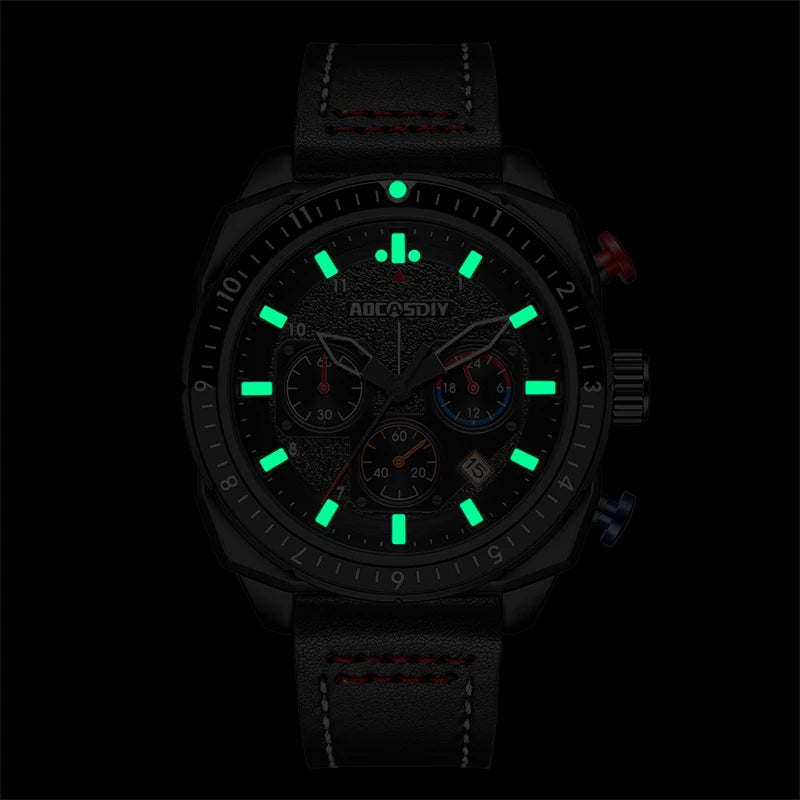 vastara chronograph sports watch watch 8 - sports unisex timepiece with chronograph (USA)