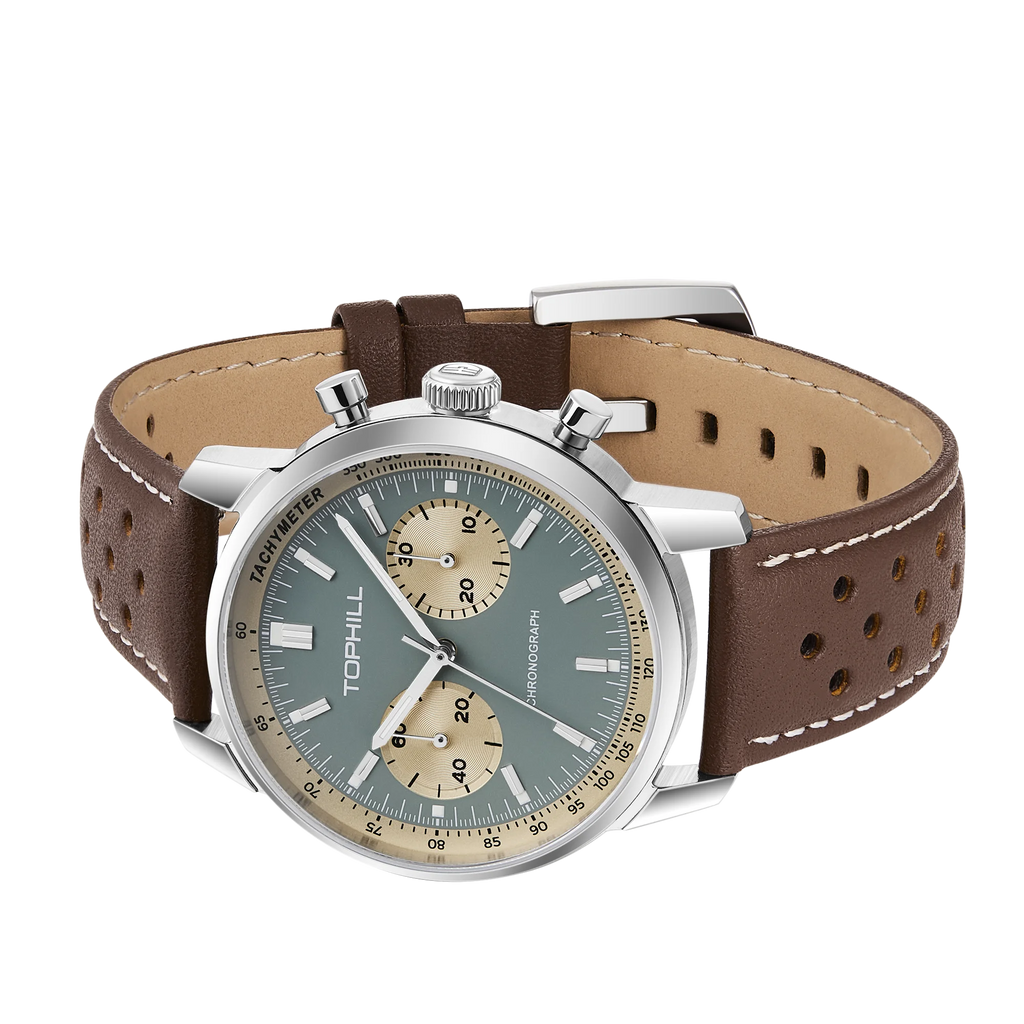 TOPHILL Chronograph Watch Racing Watch Seagull - Product Image 2