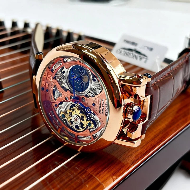  Luxury Moon Phase Men's Watches Original - Product Image 9