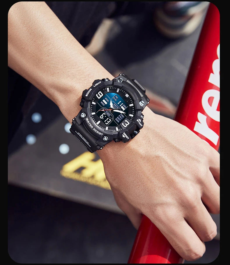 VASTARA vastara 's and 's sports es, tactical hands, large dial,, illuminated timer, alarm clock unisex timepiece -