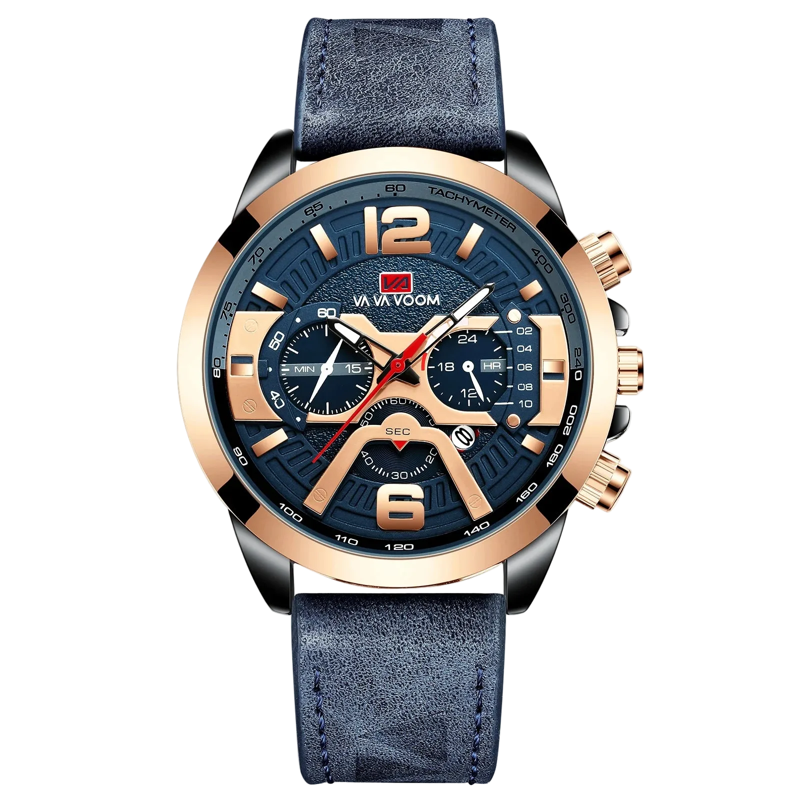 Pilot Calendar Quartz Men Wristwatch Chronograph - Product Image 22